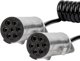 Προέκταση σπιράλ καλωδίου 2x 7 pin τύπου n 5m 24V amio-04379