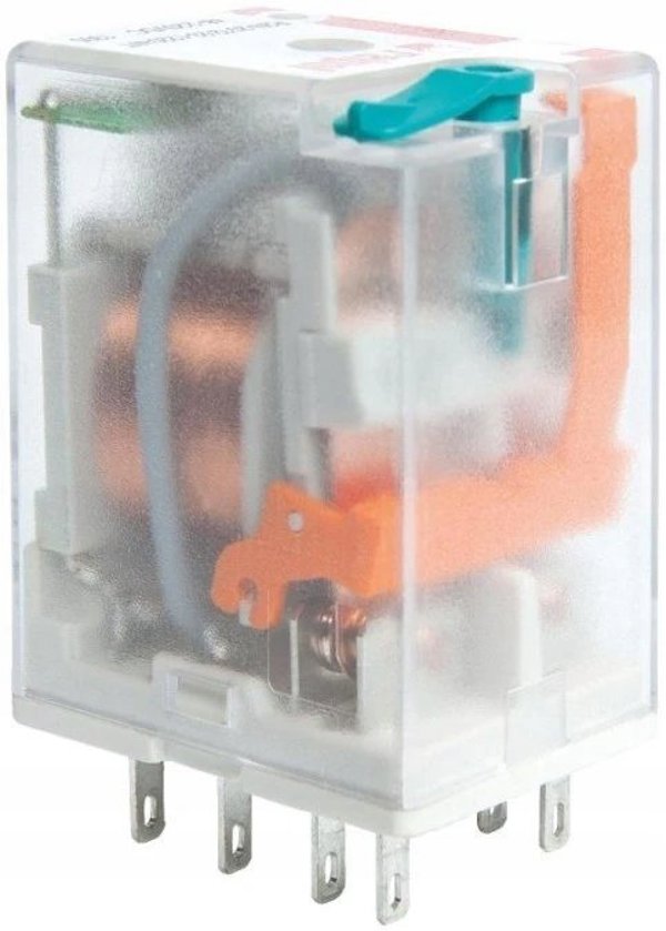 Βιομηχανικό реле 2P 24V DC AgNi R2N-2012-23-1024-WTD A00062