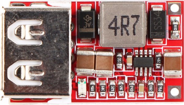 Μετατροπέας ΜΟΝΑΔΑ ΜΕΤΑΤΡΟΠΕΑ ΜΕ ΘΥΡΑ USB PZD-USB/12-5V DC/DC