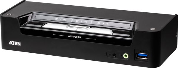 Aten CS1953 3-Port USB-C DisplayPort Hybrid KVMP Switch με Υποστήριξη 4K UHD και Τεχνολογία Power Delivery