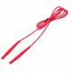 Κόκκινο καλώδιο 2,5mm² 1,2m 1kV με βύσματα μπανάνα