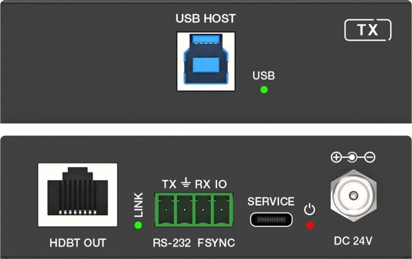 Przelacznik VivoLink Vivolink VLUSB3EXT100 przedluzacz KVM