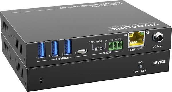 Przelacznik VivoLink Vivolink VLUSB3EXT100D przedluzacz KVM