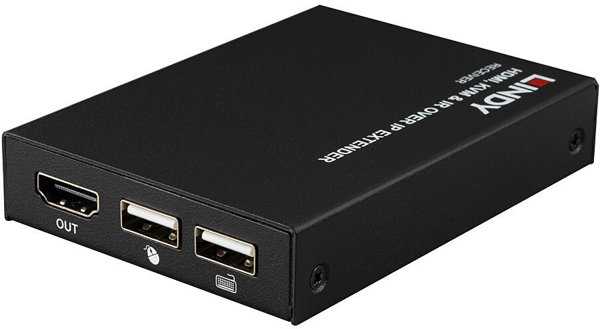 Przedluzacz HDMI, KVM i IR przez IP, odbiornik