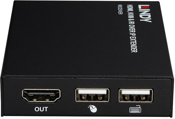 Przedluzacz HDMI, KVM i IR przez IP, odbiornik