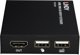 Przedluzacz HDMI, KVM i IR przez IP, odbiornik