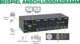 Inline KVM Desktop Switch, 4-port, Dual Monitor, HDMI 2.0, 4K, USB 3.0, Audio