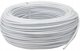 Οικιακό καλώδιο OMY 2x1mm2 300/300V λευκό ρολό 100m