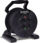 PCE Προέκταση Ρεύματος XREEL 25m, 4 Πρίζες 2P+Z, 3x1.5mm², IP20, Μαύρο