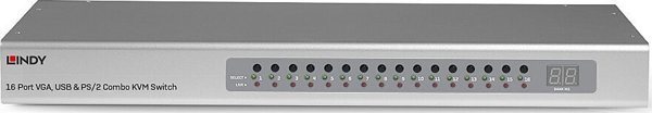 Przelacznik Lindy 16 Port VGA, USB & PS/2 Combo KVM Switch