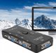 Pawonik KVM Switch VGA 4x1 με 3 Θύρες USB Hub, Χειροκίνητος Διακόπτης για 4 Υπολογιστές