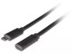 Lanberg Προέκταση USB-C M/F 3.1 0.5m Μαύρη
