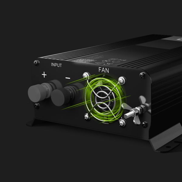 Μετατροπέας Τάσης Green Cell PRO 12V σε 230V, 500W/1000W, Καθαρό Ημίτονο
