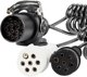 Przewod spiralny naczepy tir 2x 7 pin 15 pin typ n/s 5m 24v amio-04381
