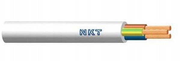 Καλώδιο OWY 4x1mm2 300/500V λευκό καρούλι 100m