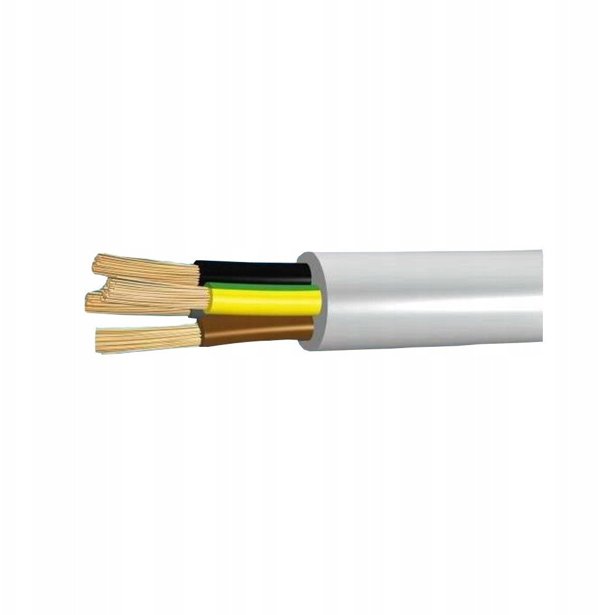 Καλώδιο OWY 4x1mm2 300/500V λευκό καρούλι 100m