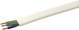 Καλώδιο Przewod Slask YDYp 3x1,5mm2, επίπεδο εγκατάστασης, 450/750V, λευκό, ξετυλιγμένο από τύμπανο 172152001S0500