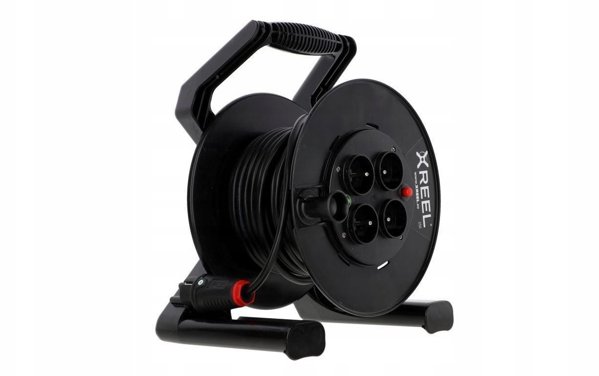 Καλώδιο τύπου τυμπάνου XREEL 20μ H05VV-F 3x1,5 IP20 4xGS 230V 92503T48123