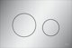 Tece Loop Κουμπί Έκπλυσης WC 3/6L, Χρώμιο Γυαλιστερό