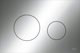 Tece Loop Κουμπί Έκπλυσης WC 3/6L, Χρώμιο Γυαλιστερό