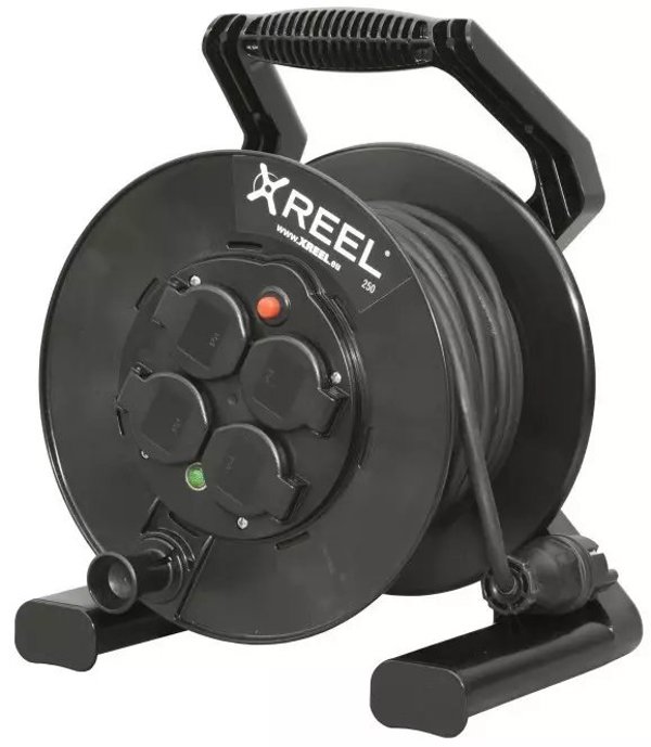 Προέκταση καλωδίου τύπου τροχαλίας XREEL 40μ H05RR-F 3x1,5 IP44 4xGS 230V 92501H48173
