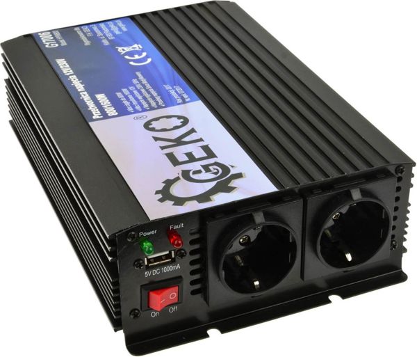 Geko Μετατροπέας Τάσης 12V σε 230V 800/1600W