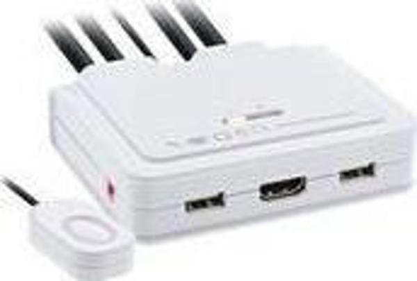 Przelacznik InLine InLine Kabel KVM Switch, 2-portowy, HDMI, 4K, USB, Audio