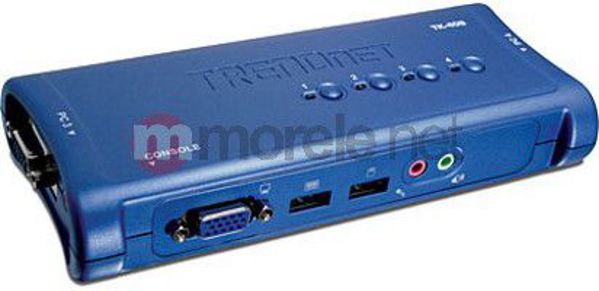 Przelacznik TRENDnet 4 PORT USB KVM SWITCH KIT TK-409K - Z010284