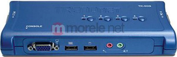 Przelacznik TRENDnet 4 PORT USB KVM SWITCH KIT TK-409K - Z010284