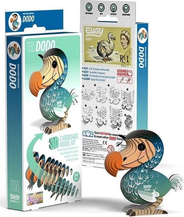Παζλ 3D Οικολογικό Πουλί Dodo Eugy