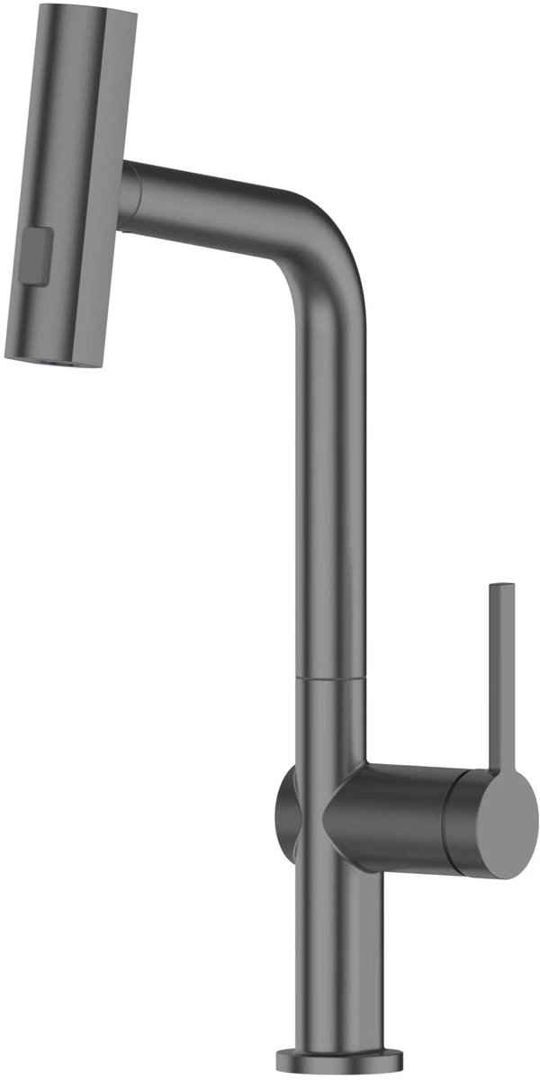 PULL-DOWN KITCHEN FAUCET GUNMETAL BLACK