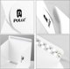 Puluz Φορητή Σκηνή Φωτογράφισης 22x23x24cm με 2 LED Λάμπες και 2 Φόντα