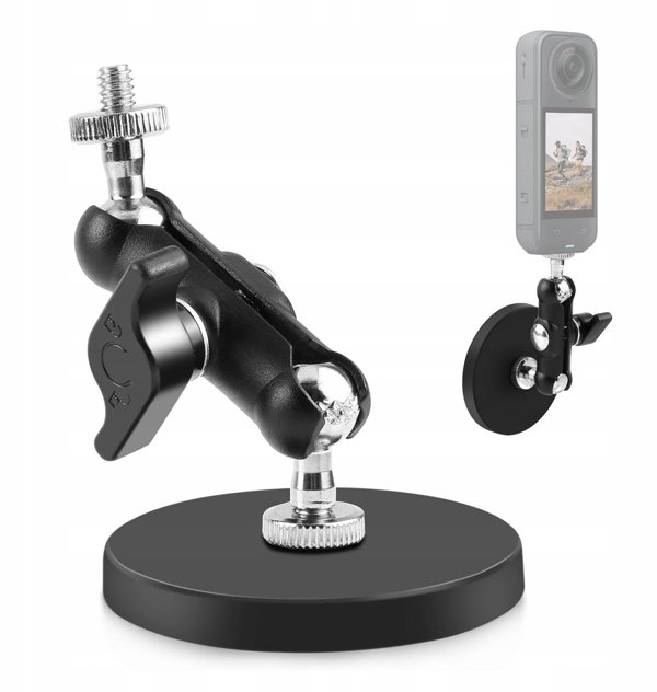 Puluz Magic Arm PU1083B Βραχίονας Στήριξης με Μαγνητική Βάση 17kg, Περιστροφή 360° και Βίδα 1/4"