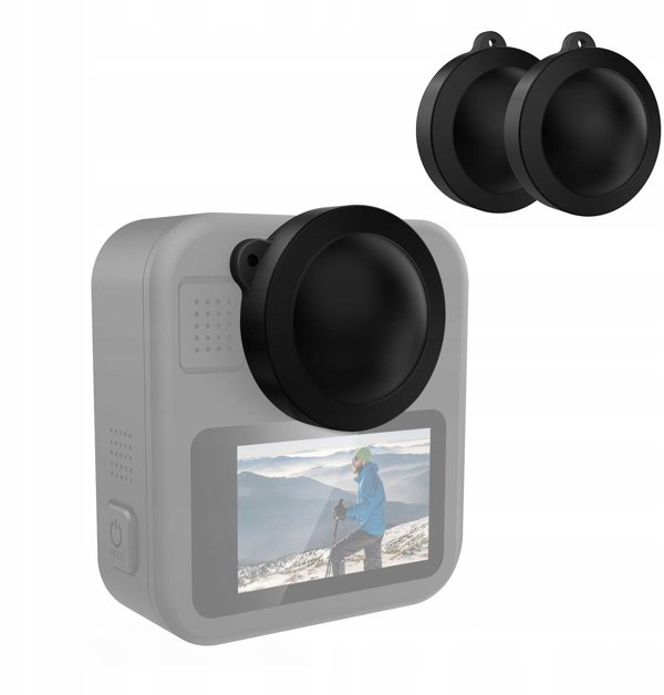 Puluz Προστατευτικά Καλύμματα Φακού για GoPro Max 2 (Σετ 2 Τεμάχια - PU1100B)