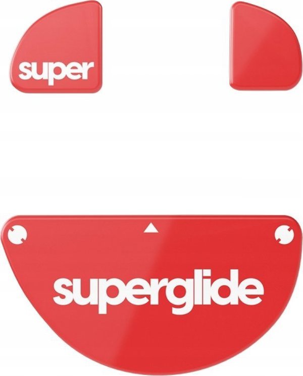 Pulsar Superglide Glass Skates Zowie EC Series Κόκκινα Ανταλλακτικά Πόδια Ποντικιού