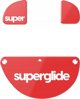 Pulsar Superglide Glass Skates Zowie EC Series Κόκκινα Ανταλλακτικά Πόδια Ποντικιού