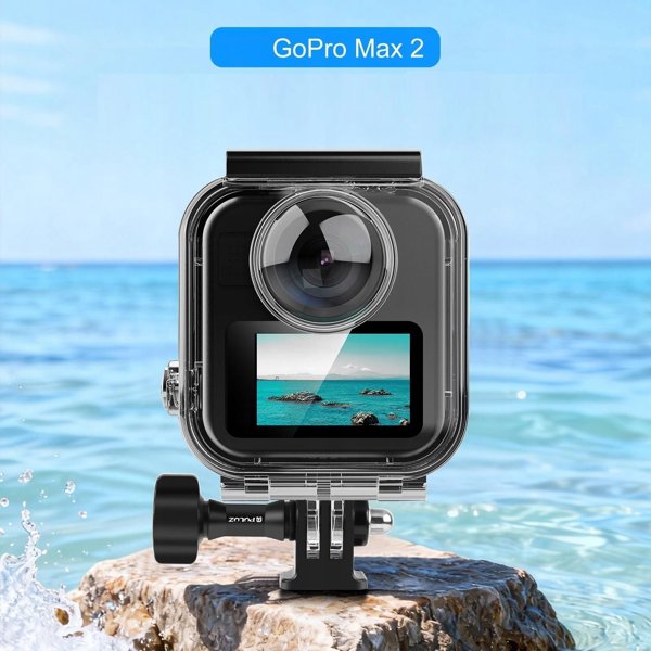Puluz Αδιάβροχη Θήκη για GoPro Max 2 έως 45m - Προστατευτικό Περίβλημα Καταδύσεων PU1098T