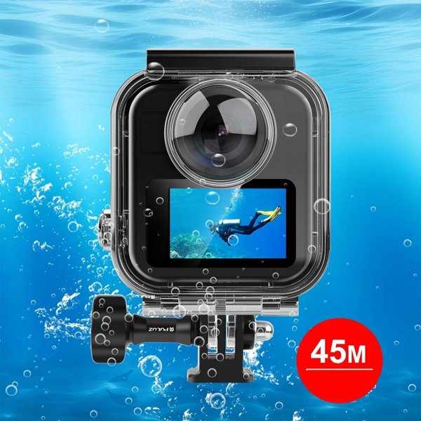 Puluz Αδιάβροχη Θήκη για GoPro Max 2 έως 45m - Προστατευτικό Περίβλημα Καταδύσεων PU1098T