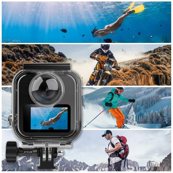 Puluz Αδιάβροχη Θήκη για GoPro Max 2 έως 45m - Προστατευτικό Περίβλημα Καταδύσεων PU1098T