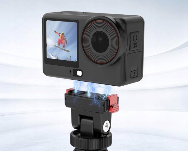 Puluz Μαγνητική Βάση Ταχείας Σύνδεσης για DJI Osmo Action 6 / Nano, Pu1071b, Υποδοχή 1/4" & ISO