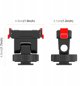Puluz Μαγνητική Βάση Ταχείας Σύνδεσης για DJI Osmo Action 6 / Nano, Pu1071b, Υποδοχή 1/4" & ISO