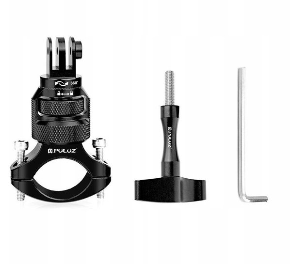 Puluz Βάση Στήριξης Τιμονιού 360° για GoPro, SJCAM, Xiaomi & DJI - PU796B