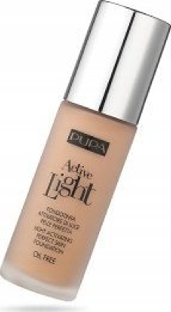 Pupa, Active-Light, Oil Free, Φωτεινό, Υγρό Foundation, 050, Χρυσό Μπεζ, 30 ml Για Γυναίκες