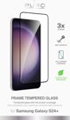 Puro Tempered Glass Frame για Samsung Galaxy S24+ / S25+, Μαύρο