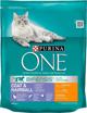 Purina PURINA ONE COAT & HAIRBALL πλήρης τροφή για ενήλικες γάτες πλούσια σε κοτόπουλο και σιτηρά 800 g