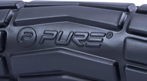Pure2Improve Ρολό Ασκήσεων Yoga Foam Roller 36x14cm Medium, Μαύρο