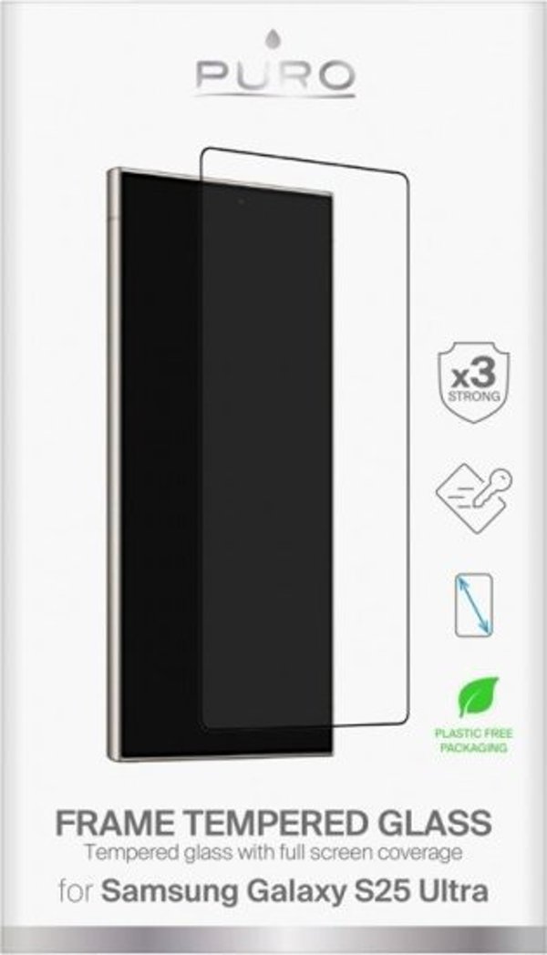 Puro Tempered Glass για Samsung Galaxy S25 Ultra - Προστασία Οθόνης