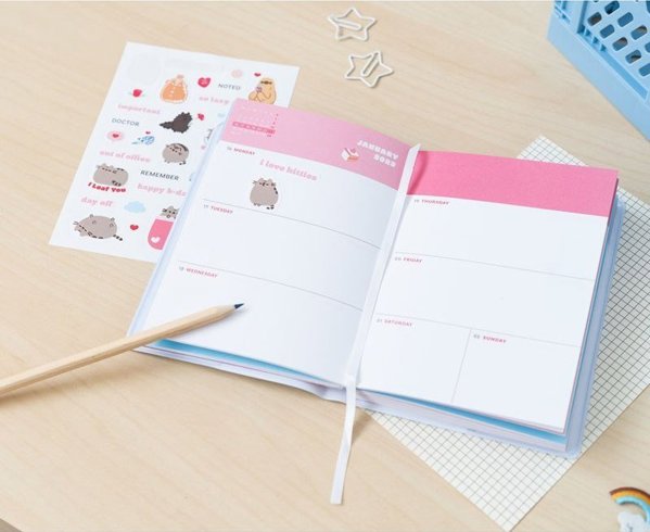 Pusheen - Kalendarz / planner tygodniowy 2022/2023 rok (11x15,5 cm)
