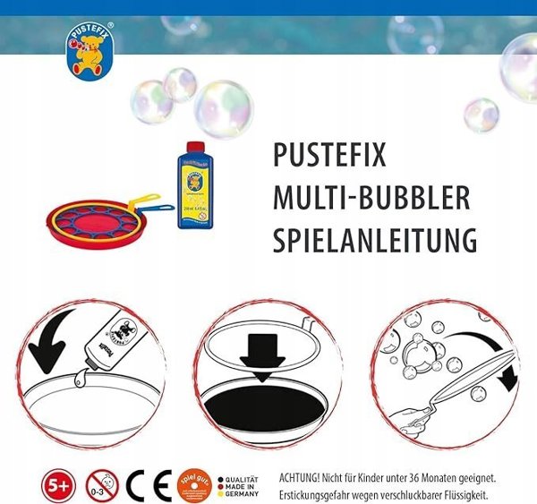 Pustefix Πολυφυσαλίδα Pustefix, σαπουνόφουσκες