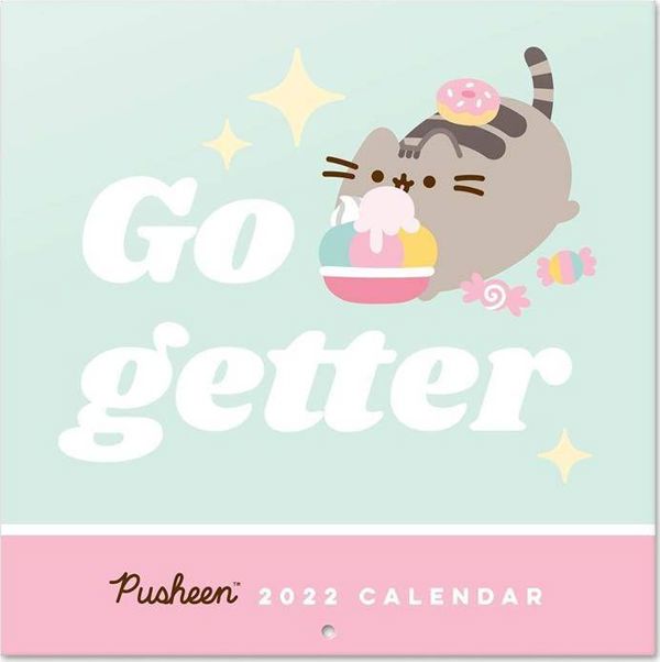 Pusheen Κρεμαστό Ημερολόγιο Τοίχου 2022 Foodie 30 x 30 cm